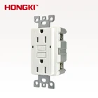 15A 125V AC End-of-life Monitoring Function Electrical GFCI Outlet Tamper Resistant Receptacle