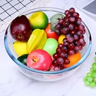 2019 wholesale round crystal clear large glass salad fruit bowl