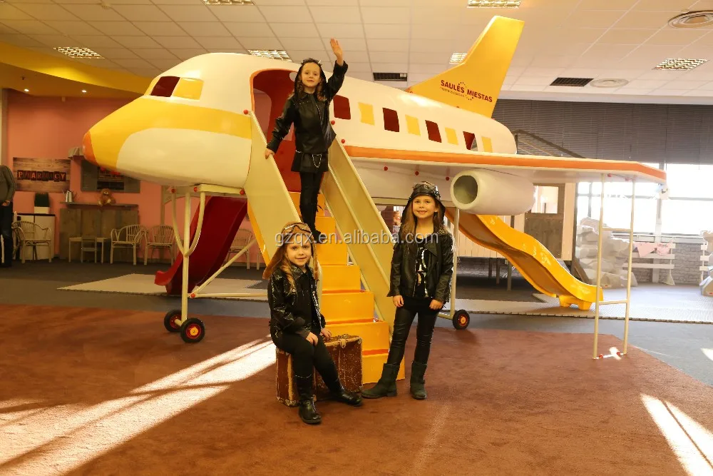 Airplane playground/airplane model playground with slide/aircraft