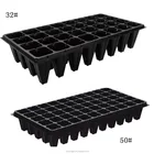 Factory price 54x28cm Plastic Seedling Tray Forestry Nursery Tray Plug Tray