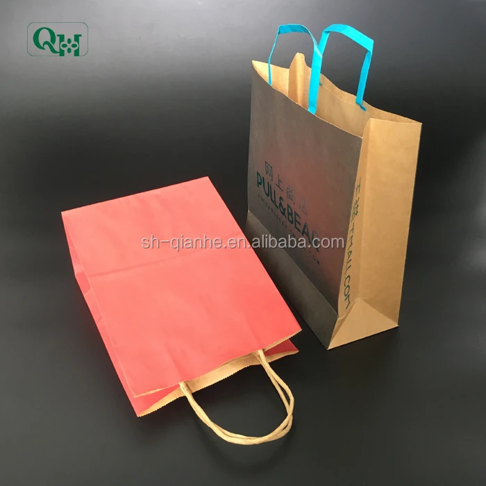 wholesale kraft gift paper bag for hat box