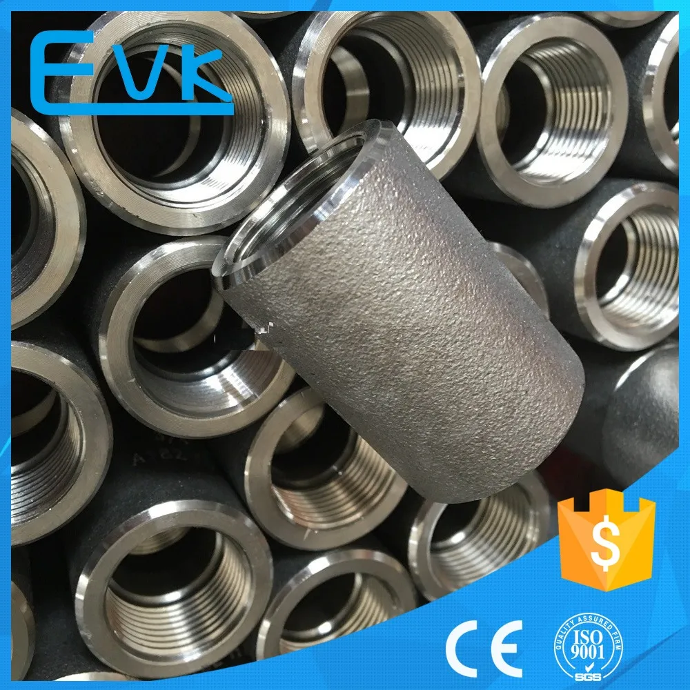 carbon steel pipe npt/bspt a105 threaded half and full coupling