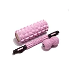 High density custom private label eva yoga gym grid foam roller for muscle massage