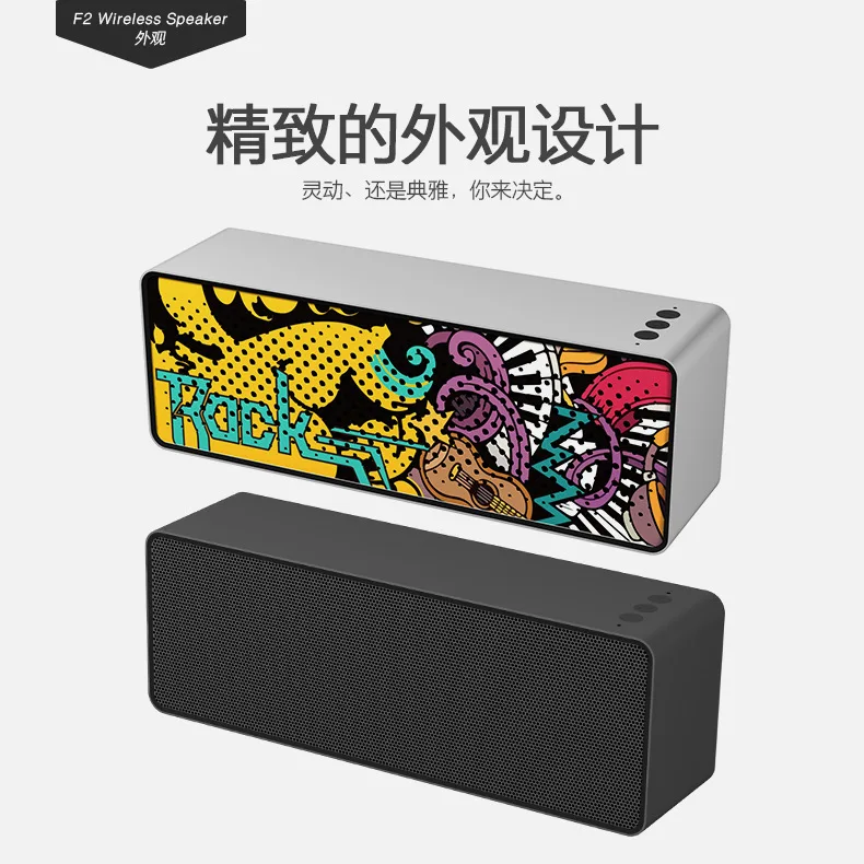 Amazon Best Selling Metal Bluetooth Wireless Speaker with FM Radio and TF Card Play Mini Portable Speaker with Light - ANKUX.COM