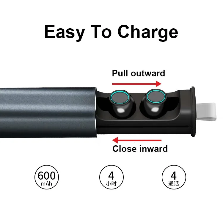 2018 Mini Waterproof Sport Headsets Tws I8X I9S Wireless Earphones Earbuds S5 TWS - ANKUX.COM