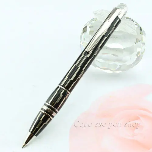 Free Shipping New High Quality Black Metal Ballpoint Pen Writing Pens Gift Set For Promotion Stationery Executive Contact Pen