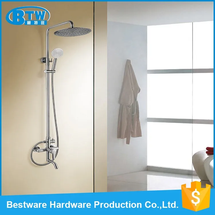 Bathroom wall mounted S/S 304 bath shower mixer tap faucet set mixer