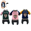 Peace envoy pattern dog jacket tiger design warm four legs clothes full cotton pet clothes soccer