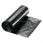 Factory Promotional Black Plastic Refuse Bag On Roll