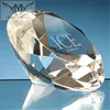 Logo Engraved Crystal Diamond Paperweight for Office Desktop Gifts