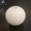Hand Blown Customized Frosted Opal White Wall Pendant Glass Ball Light