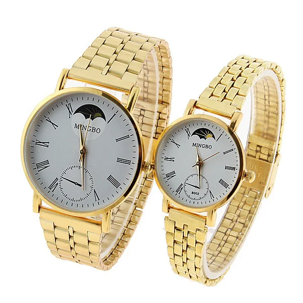 fashion womens casual watches reloj mujer 2015 hombre gold watch women Stainless steel ladies watch women quartz watches lots