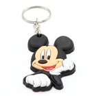 Promotional gifts customized shape soft pvc led keychain