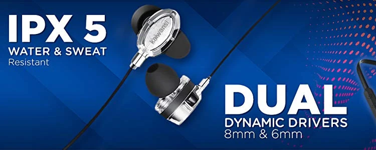 FITHEM KS008D bluetooth double drivers dual coil mini wireless bluetooth earphone earbuds - ANKUX.COM