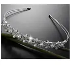 Handmade luxury princess Pearl crown bridal tiara wedding pearl rhinestone crystal crown For Party Accessories