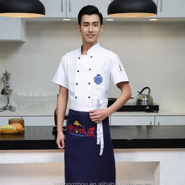 Customized Hotel chef uniform Pastry chef work clothes work shirts