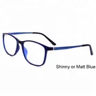 2019 Plastic Eye Glasses Fashion Eyewear TR90 Optical Frames Manufacturer Aluminum Temple For Men And Women
