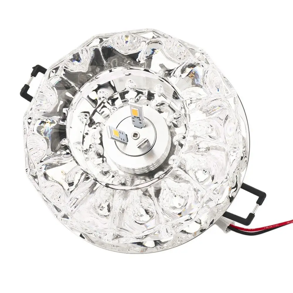 Exquisite 3W LED Modern Crystal Ceiling Light Fixture Lamp Lighting