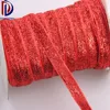 High-grade 1/2" colorful metallic velvet ribbon for garment