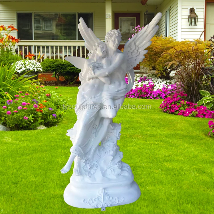 Outdoor Garden Decoration Life Size Famous Fiberglass Love Angle