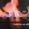 steel outdoor ethanol fireplace