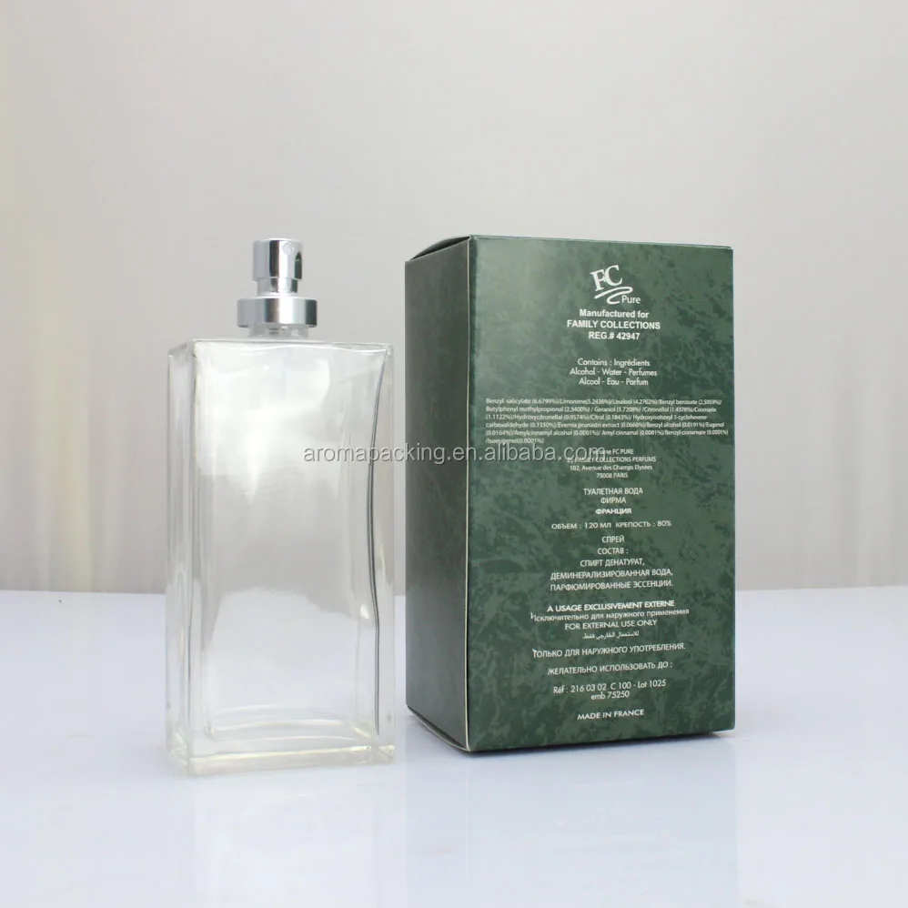 Single package hight quanlity packaging box for perfume bottles / perfume box packaging