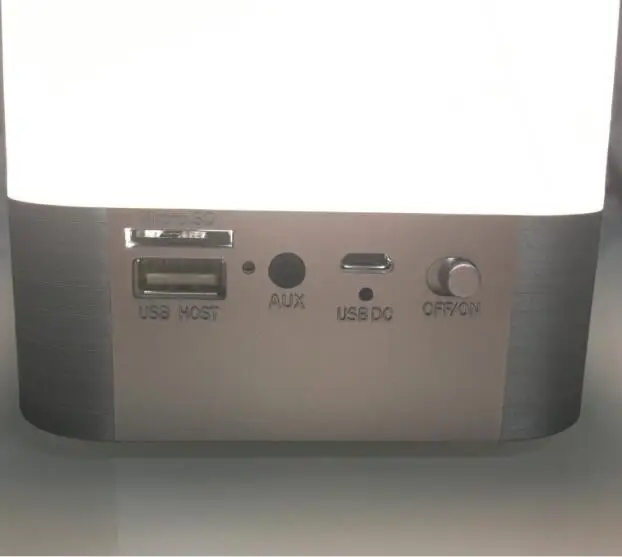 oem wireless smart bluetooth led light speaker system with power bank - ANKUX.COM