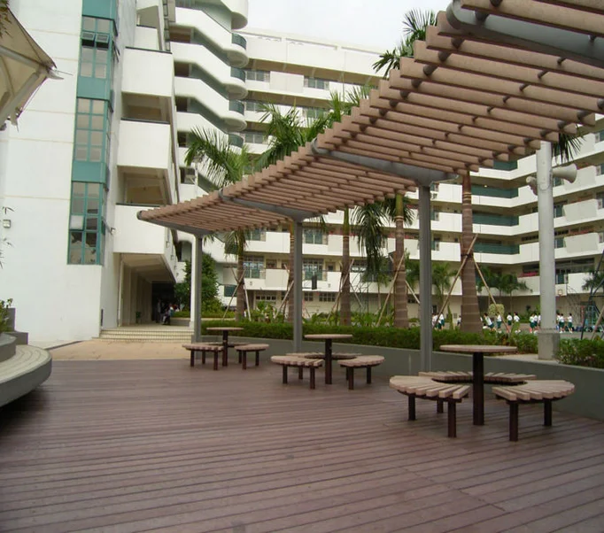 wood pergola
