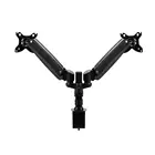 Gas Spring Dual Monitor Computer Stand For 15-27 Inch screens