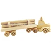 2018 new products handmade child wood game design baby stick decoration wholesale large wooden toy trucks for kids made in China