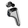 ROCK 2 in 1 Dual USB 3.1A Car Charger Adapter with Earphone Headset In Ear Earbuds Hands Free Mic Answer Call