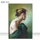 Beautiful Chinese Women Photo Fat Woman Oil Painting