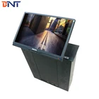 Audio video conference system 22 inch desk pop up lcd monitor lift