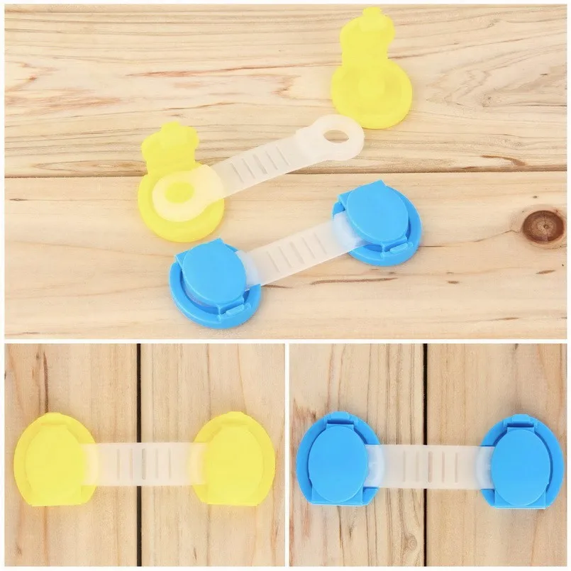 10pcs Toddler Baby Safety Lock Kids Drawer Cupboard Fridge Cabinet Door Lock Plastic Cabinet Locks