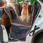 Pets Driving Out Luxury Machine Washable Padded Comfortable Pet Dog Car Seat Cover with Custom Design Pockets