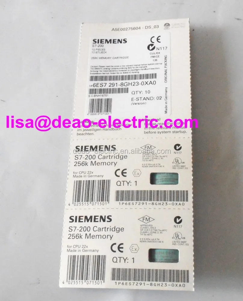 オリジナル6ES7291-8GH23-0xA0 256 kシーメンスs7-200 plcメモリカード-その他電装品問屋・仕入れ・卸・卸売り