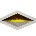 Classic Flame pebbles 24 hour timer electric fireplace with LED flame effect