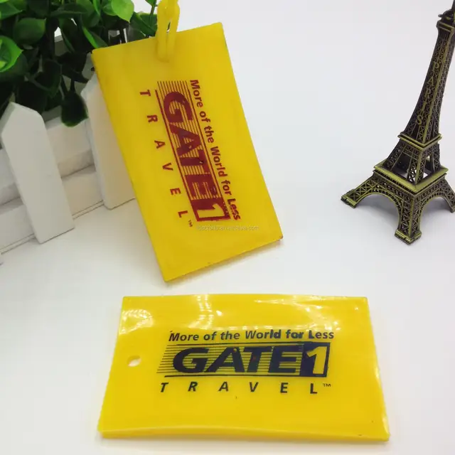 promotional travel gift souvenir soft pvc 3d rubber silicon
