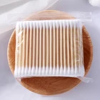 Personal care ear cleaning tools 400pcs double tips bamboo stick cotton swabs