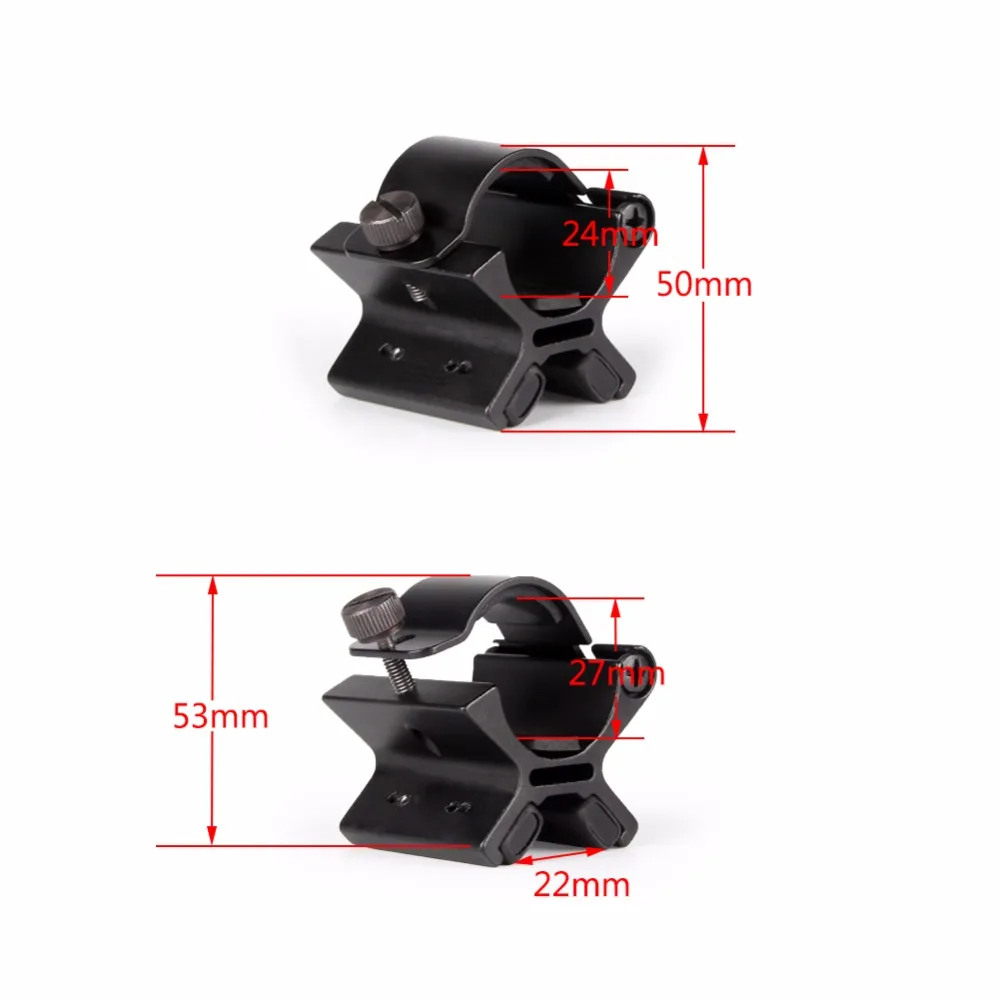 Strong Magnetic X Weapon Mount for 1 Inch Flashlights Torch Bracket Scope Gun Mount Hunting Accessory RL2-0044 (13)
