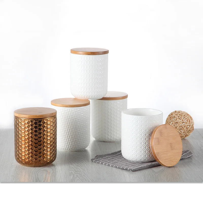 Canada White Kitchen Canister Sets Ceramic Vacuums Food Storage