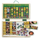 OEM Deluxe Wooden Magnetic Responsibility Dry Erase Fridge Magnet Board Planner Chart