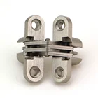Hinges Door Hinges Door Spot Goods 13x45mm Zinc Alloy Hidden Cross Invisible Hinges For Folding Wooden Door