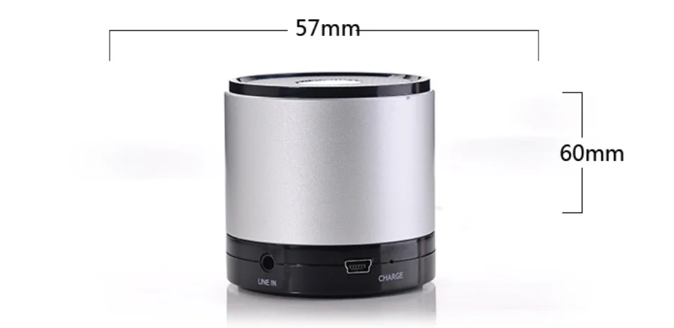 Mini BT Speaker 788S Aluminum Alloy Subwoofer Vehicle-Mounted Mobile Phone Speaker With Hands Free Function For Promotion Gifts - ANKUX.COM