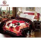 New design polyester 7kg heavy weight double ply korean mink blanket
