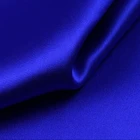 Howmay heavy satin silk fabric 30m/m 43" 114cm 100% silk fabric sapphire blue for evening dress wedding gown