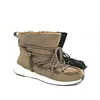 new style cashmere fur lined moon women warm snow boots
