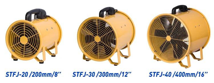 Metal Portable Air Blower, Explosion-Proof, Axial, Steel - detail 4