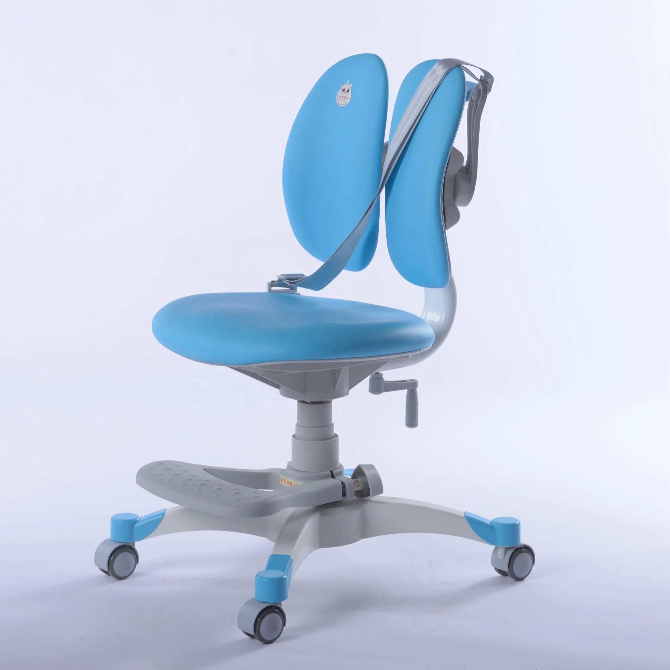 Blue Modern Ergonomic Design Children Study Chair