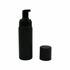 new product cosmetic black Plastic pet 120ml 160ml 200ml dispenser foam pump wash face bottle designs